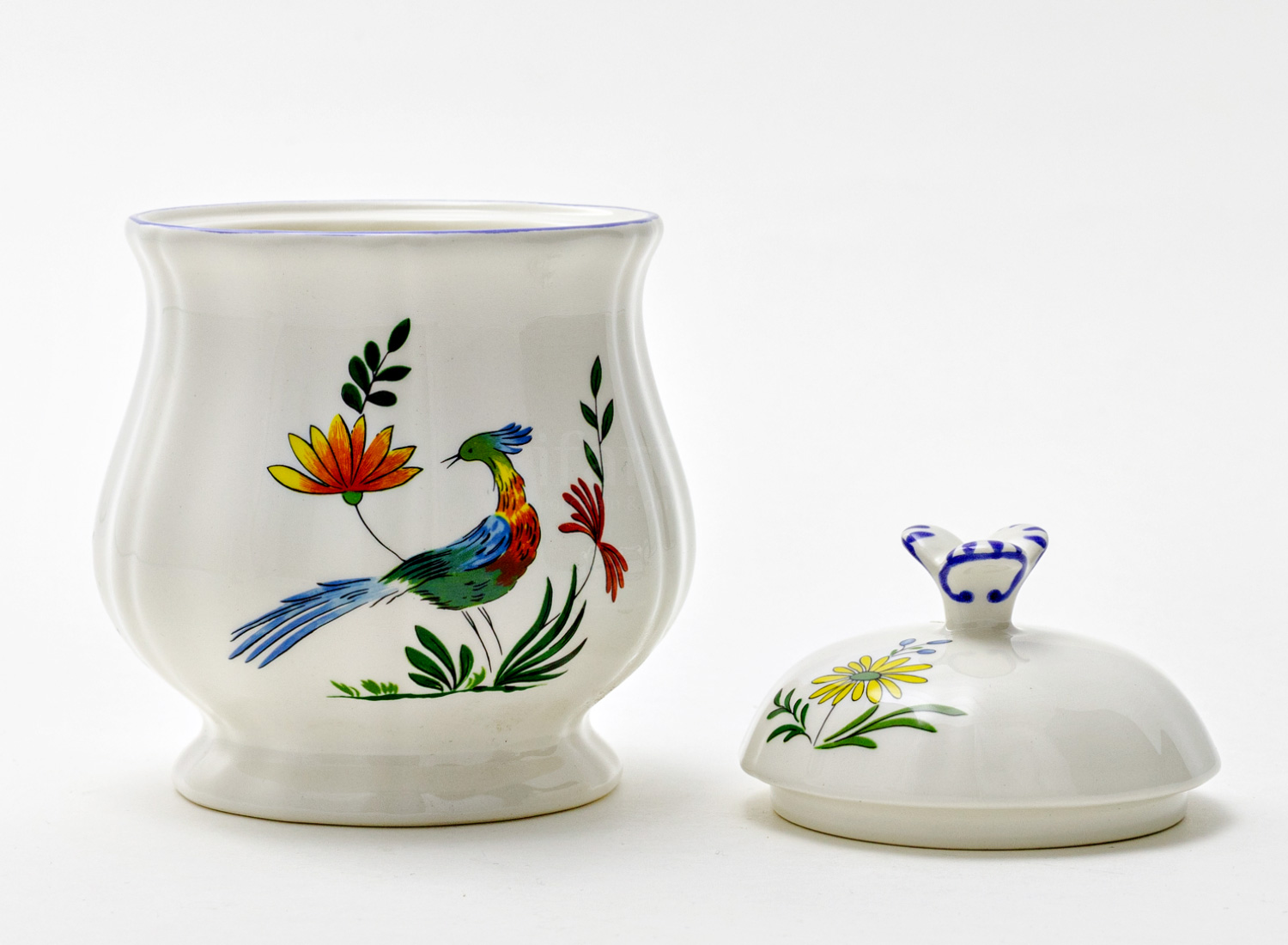 Сахарница «OISEAUX PARADIS» Форма: GIEN Рошель. Фаянс. 300 мл.