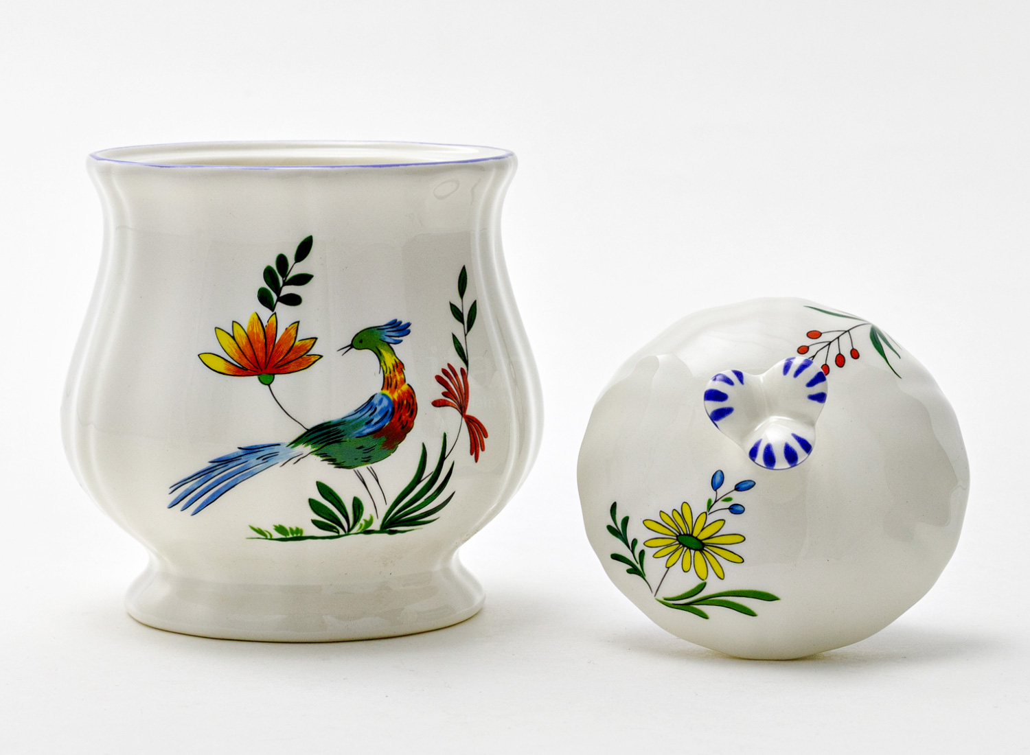 Сахарница «OISEAUX PARADIS» Форма: GIEN Рошель. Фаянс. 300 мл.