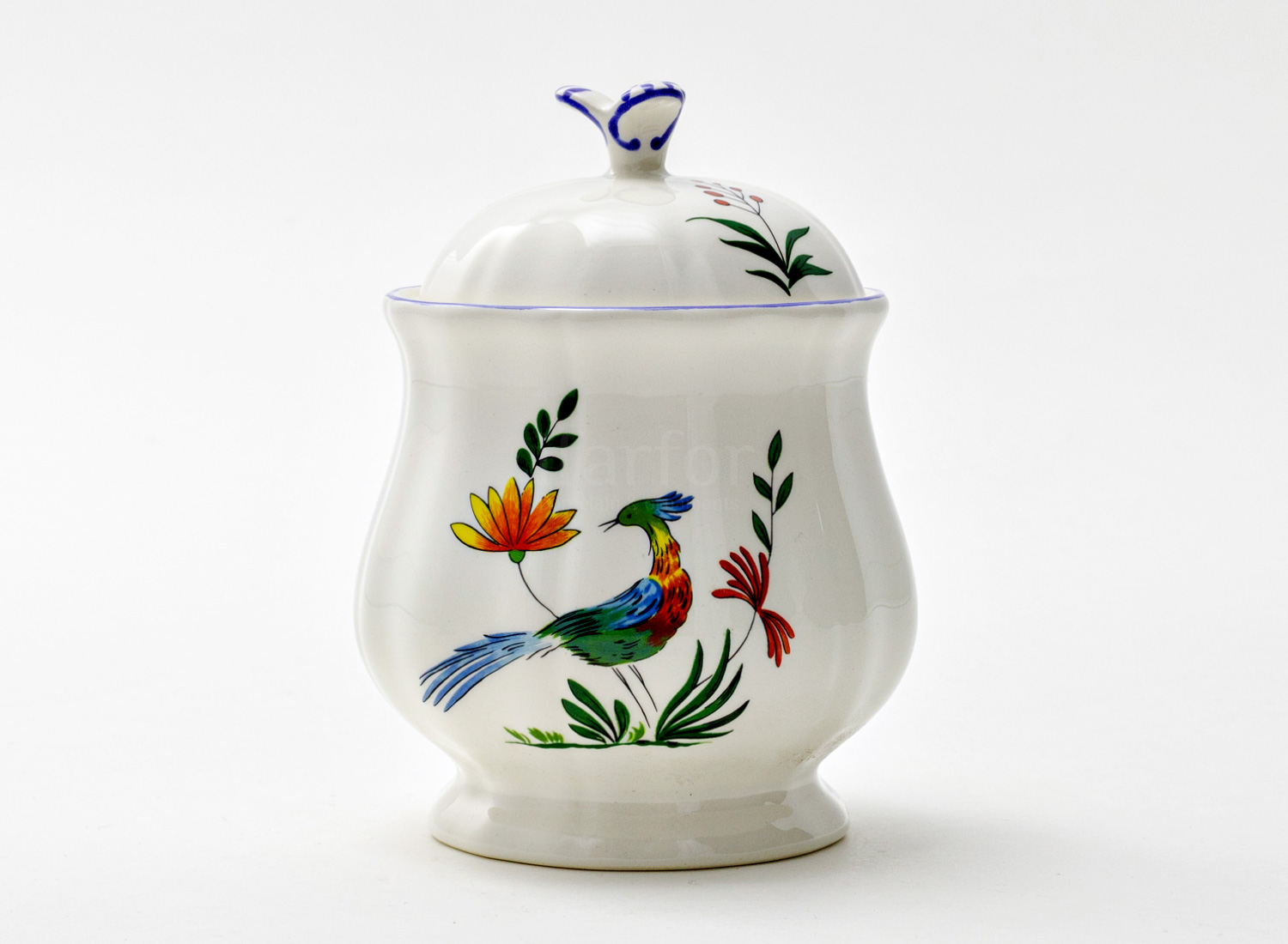 Сахарница «OISEAUX PARADIS» Форма: GIEN Рошель. Фаянс. 300 мл.