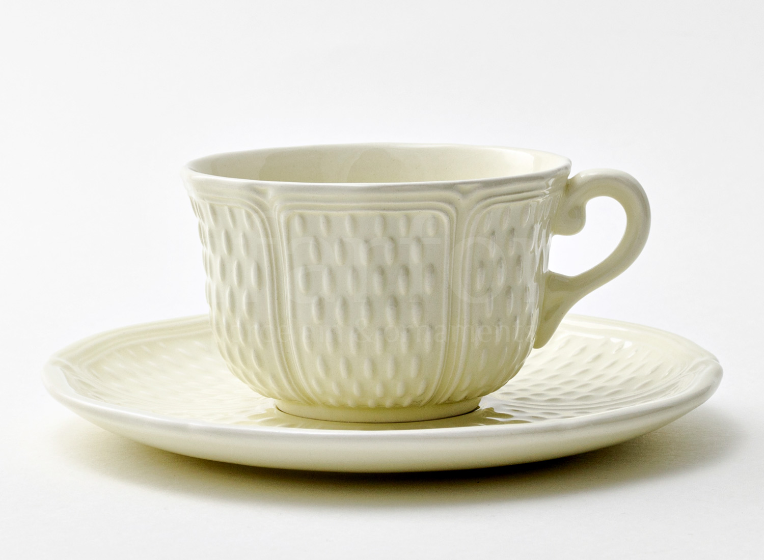 Чашка с блюдцем чайная «PONT AUX CHOUX» 1/2 Форма: GIEN Прованс. Фаянс. 170 мл.
