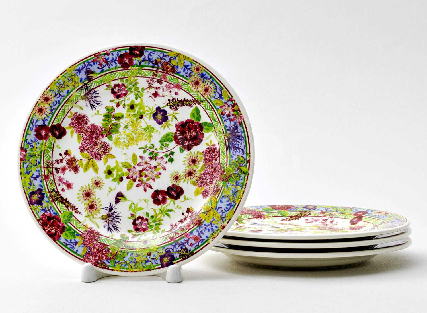 Набор тарелок столовый «MILLEFLEURS» Форма: GIEN Шампань. Фаянс. 165 мм.