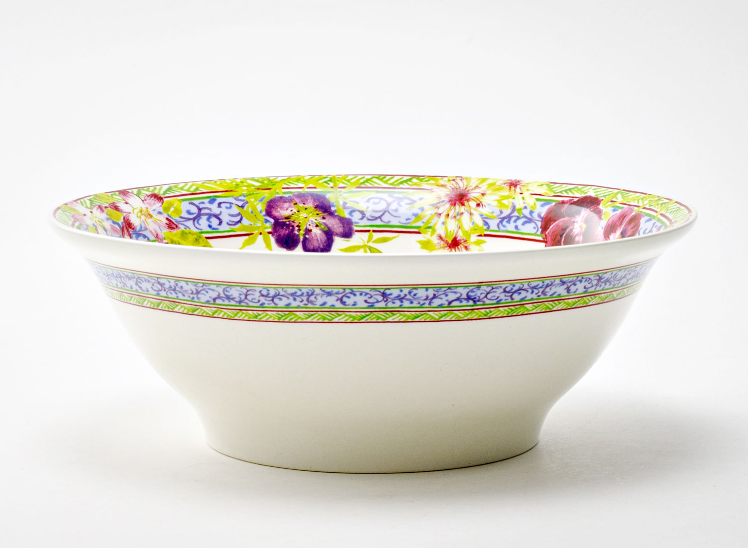 Салатник «MILLEFLEURS» Форма: GIEN Шампань. Фаянс. 220 мм.