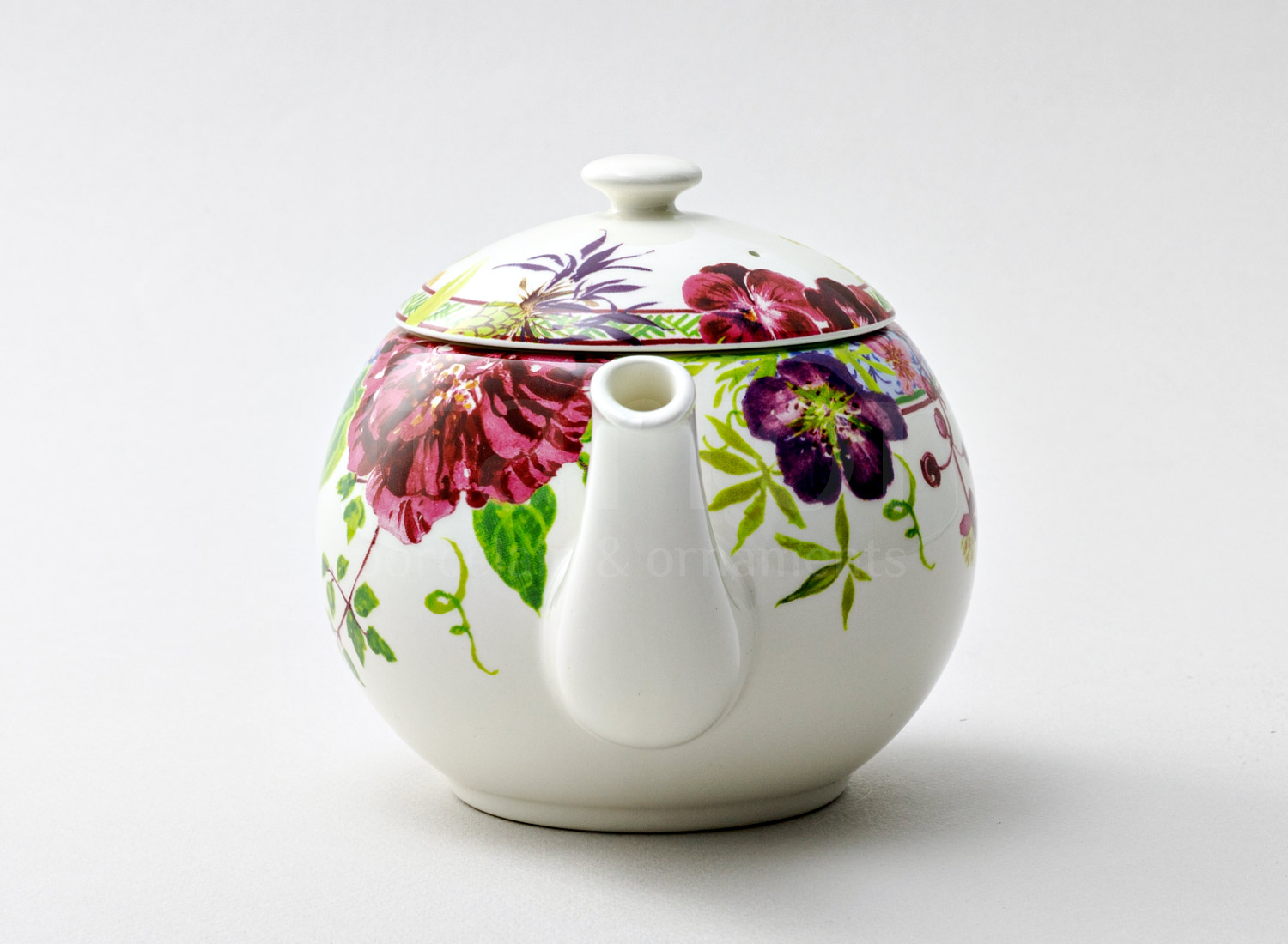 Чайник заварочный «MILLEFLEURS» Форма: GIEN Шампань. Фаянс. 450 мл.