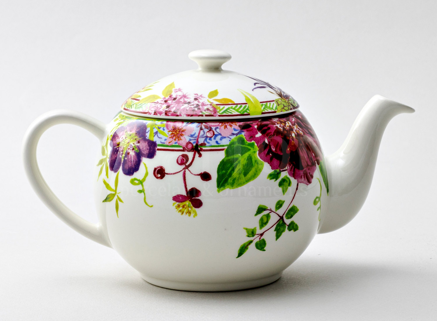 Чайник заварочный «MILLEFLEURS» Форма: GIEN Шампань. Фаянс. 450 мл.