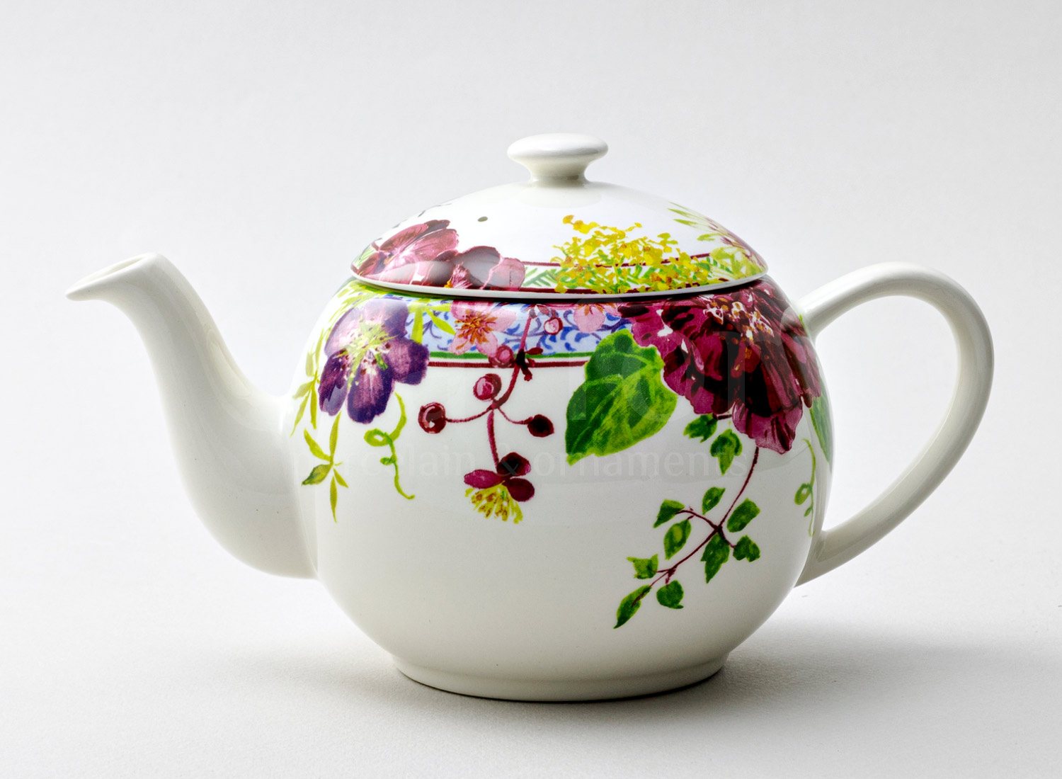 Чайник заварочный «MILLEFLEURS» Форма: GIEN Шампань. Фаянс. 450 мл.