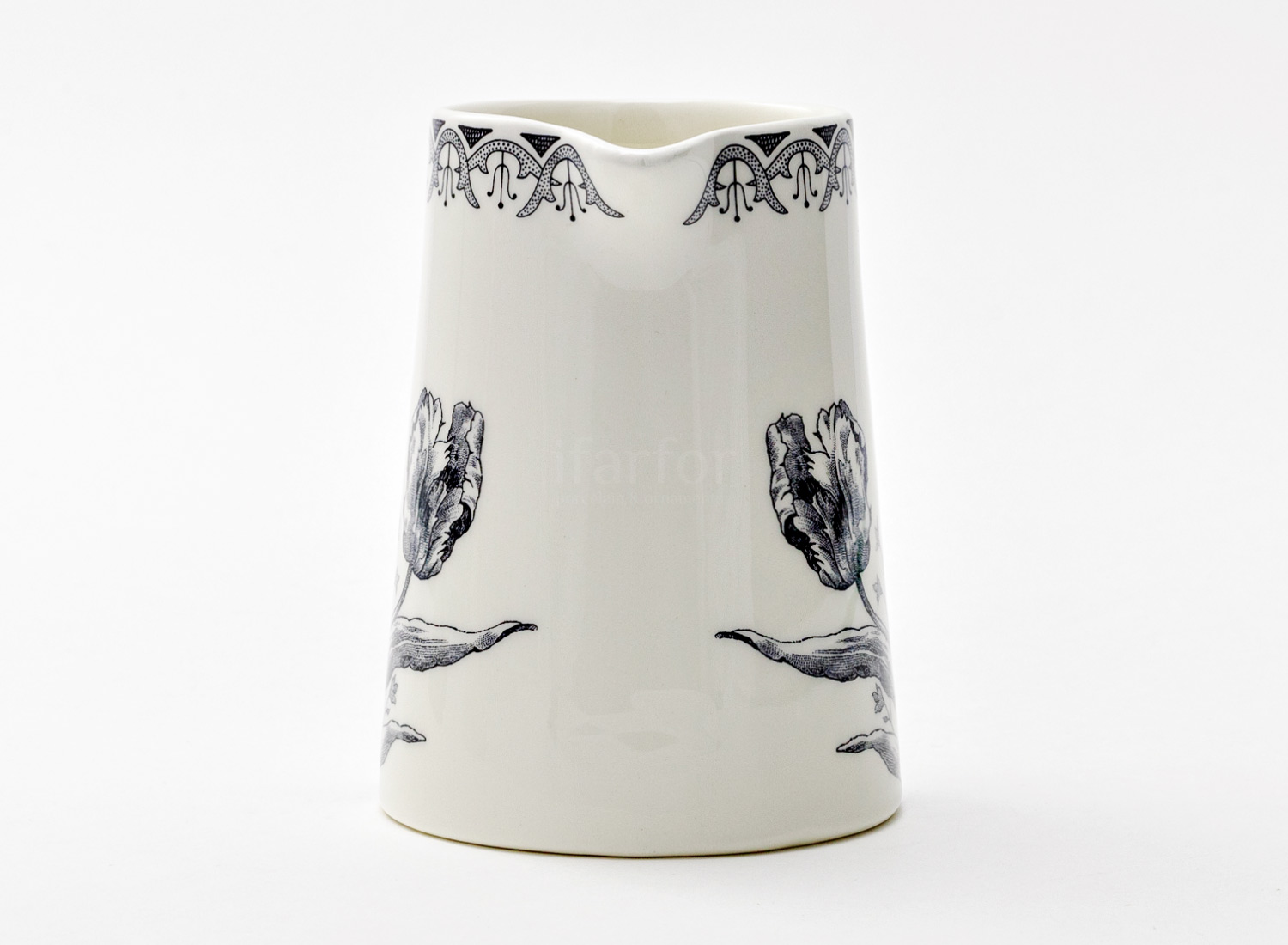 Сливочник «TULIPES NOIRES» Форма: GIEN Шампань. Фаянс. 260 мл.