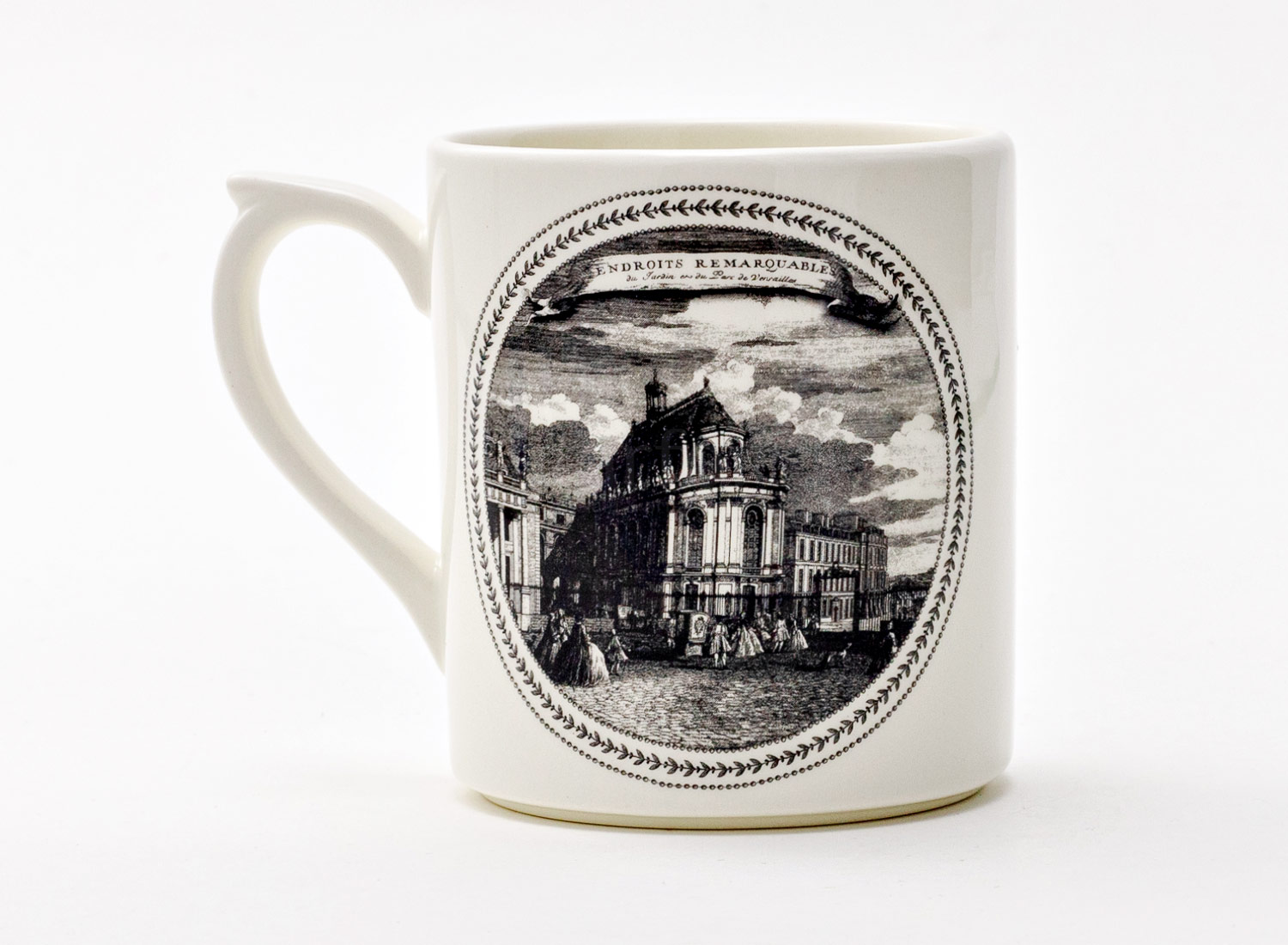 Кружка «ENDROITS REMARQUABLE CHATEAU» Форма: GIEN Шампань. Фаянс. 255 мл.