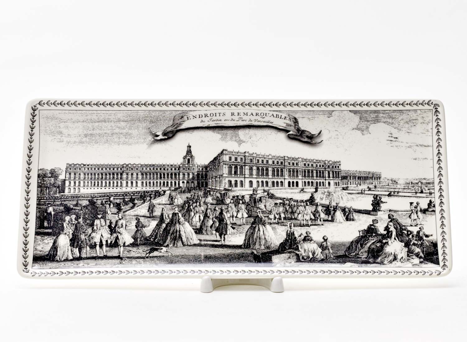 Блюдо прямоугольное «ENDROITS REMARQUABLES» Форма: GIEN Шампань. Фаянс. 360 мм.