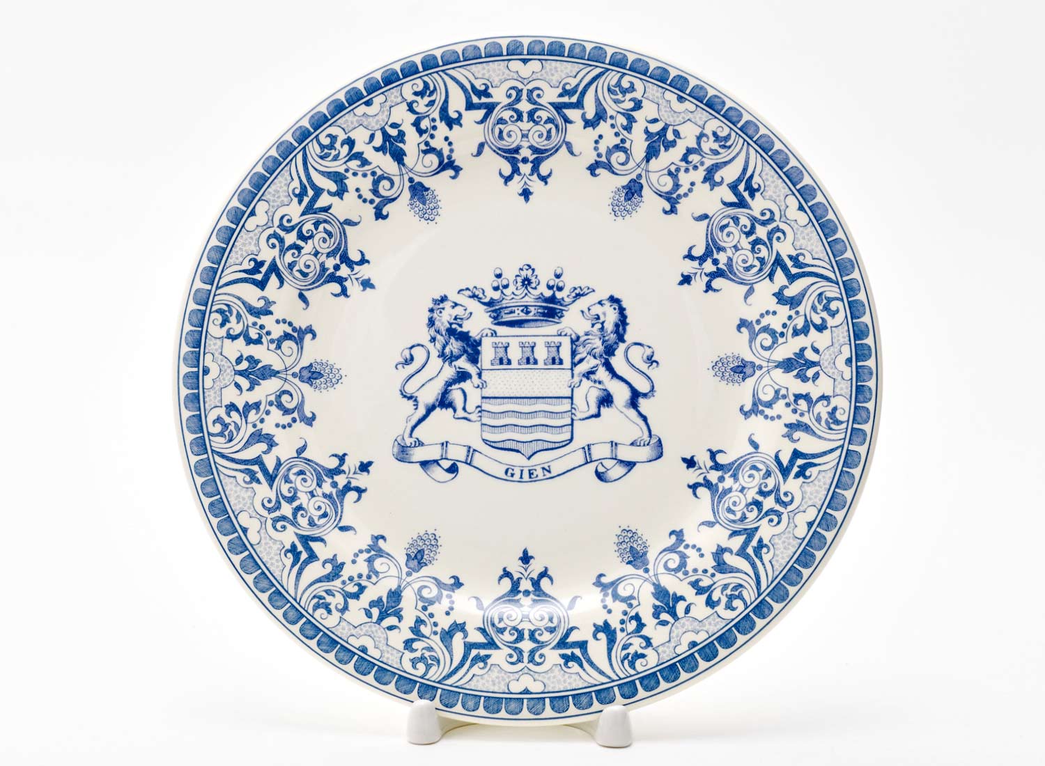 Набор тарелок столовый «BLASON DEPAREILLEES BLEU» Форма: GIEN Шампань. Фаянс. 232 мм.