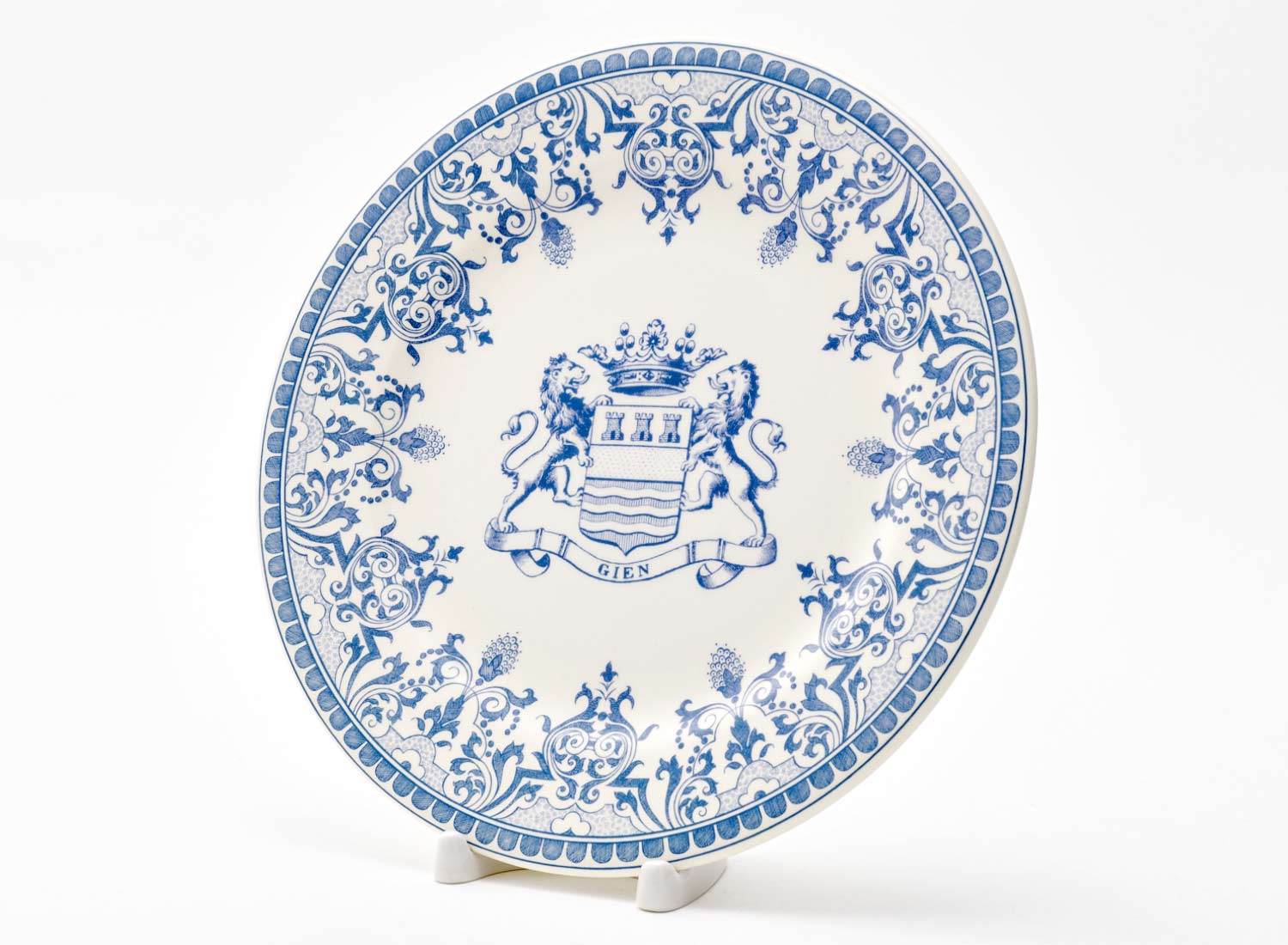 Набор тарелок столовый «BLASON DEPAREILLEES BLEU» Форма: GIEN Шампань. Фаянс. 232 мм.