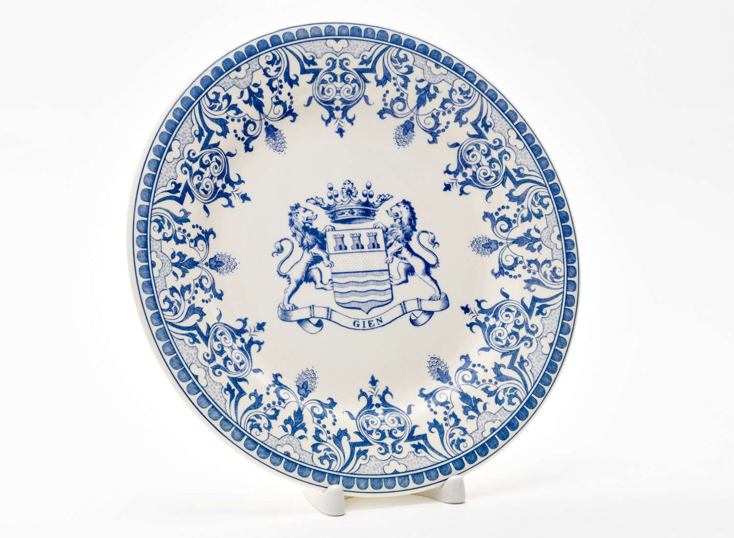 Набор тарелок столовый «BLASON DEPAREILLEES BLEU» Форма: GIEN Шампань. Фаянс. 232 мм.