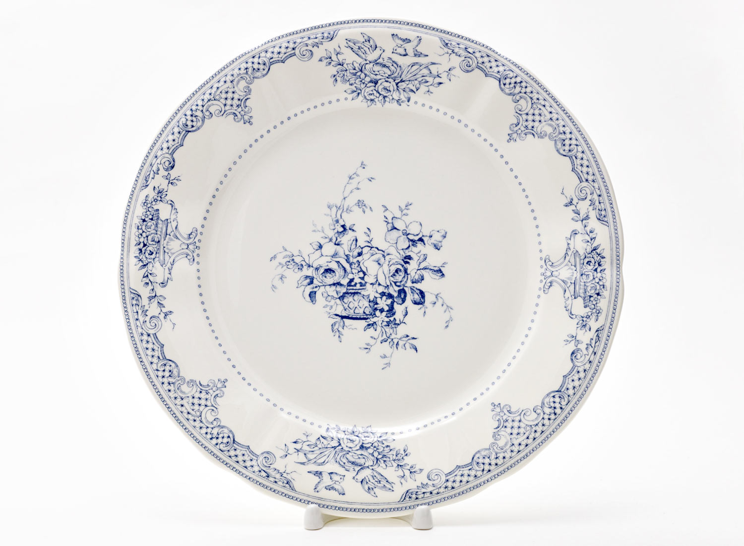 Набор тарелок столовый «FLEURS DEPAREILLEES BLEU»