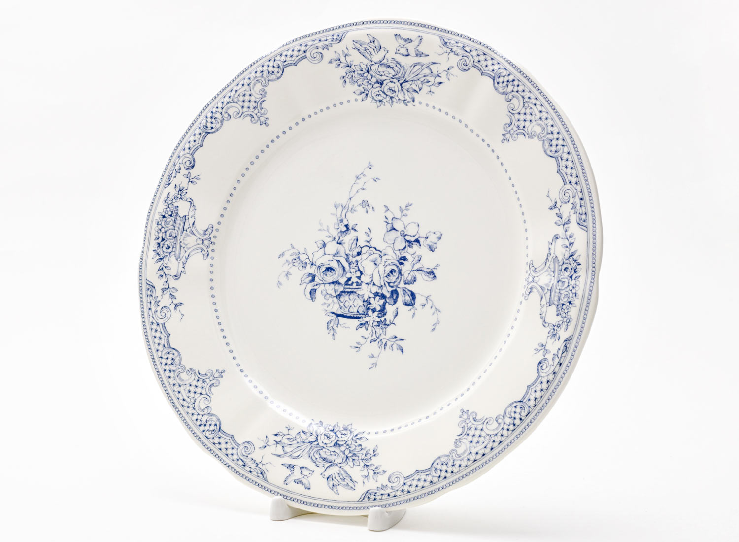 Набор тарелок столовый «FLEURS DEPAREILLEES BLEU»