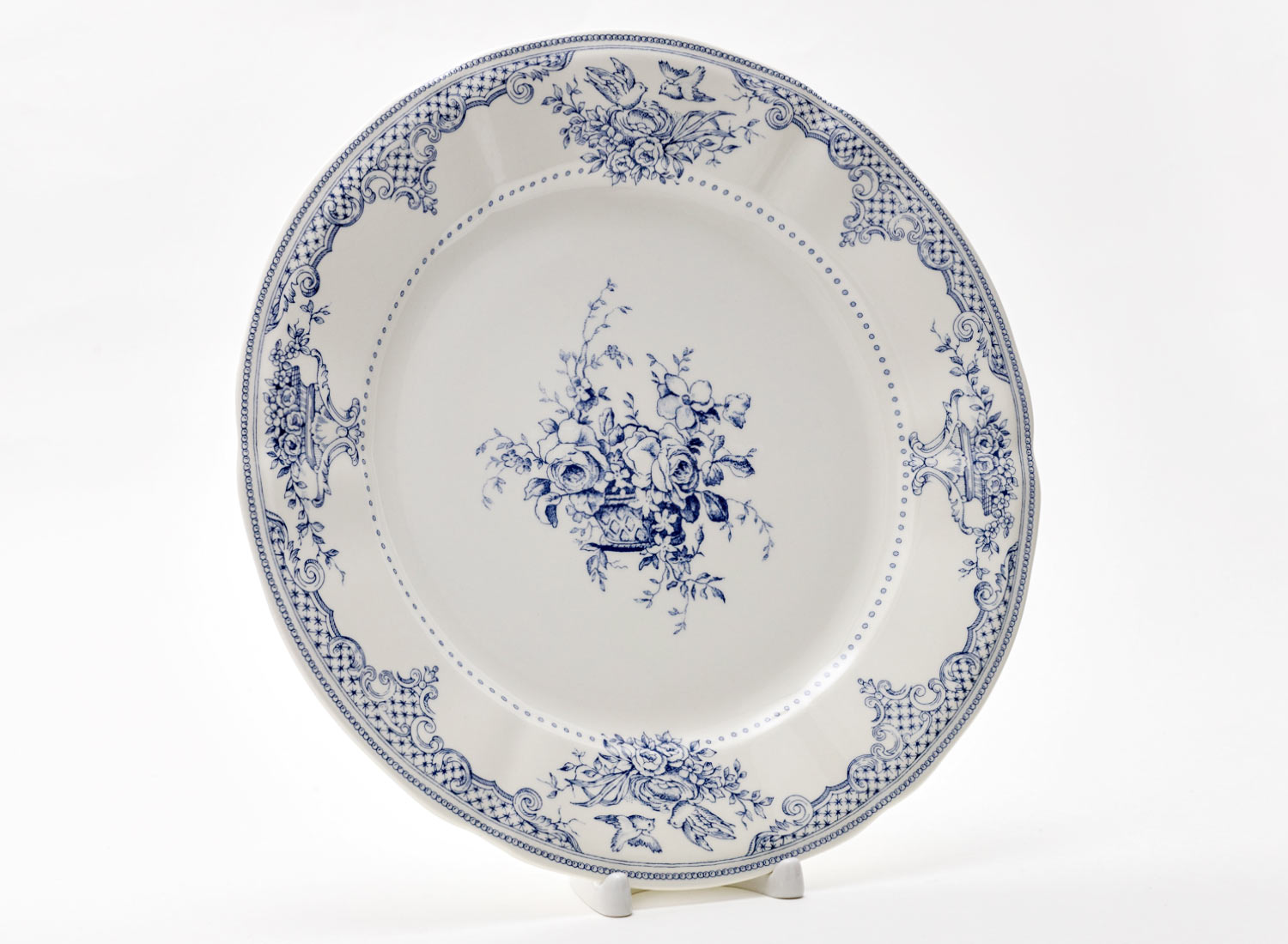 Набор тарелок столовый «FLEURS DEPAREILLEES BLEU»