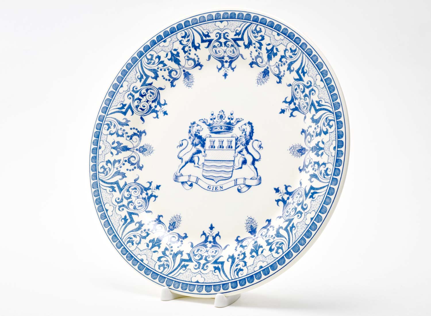 Набор тарелок столовый «BLASON DEPAREILLEES BLEU» Форма: GIEN Шампань. Фаянс. 274 мм.