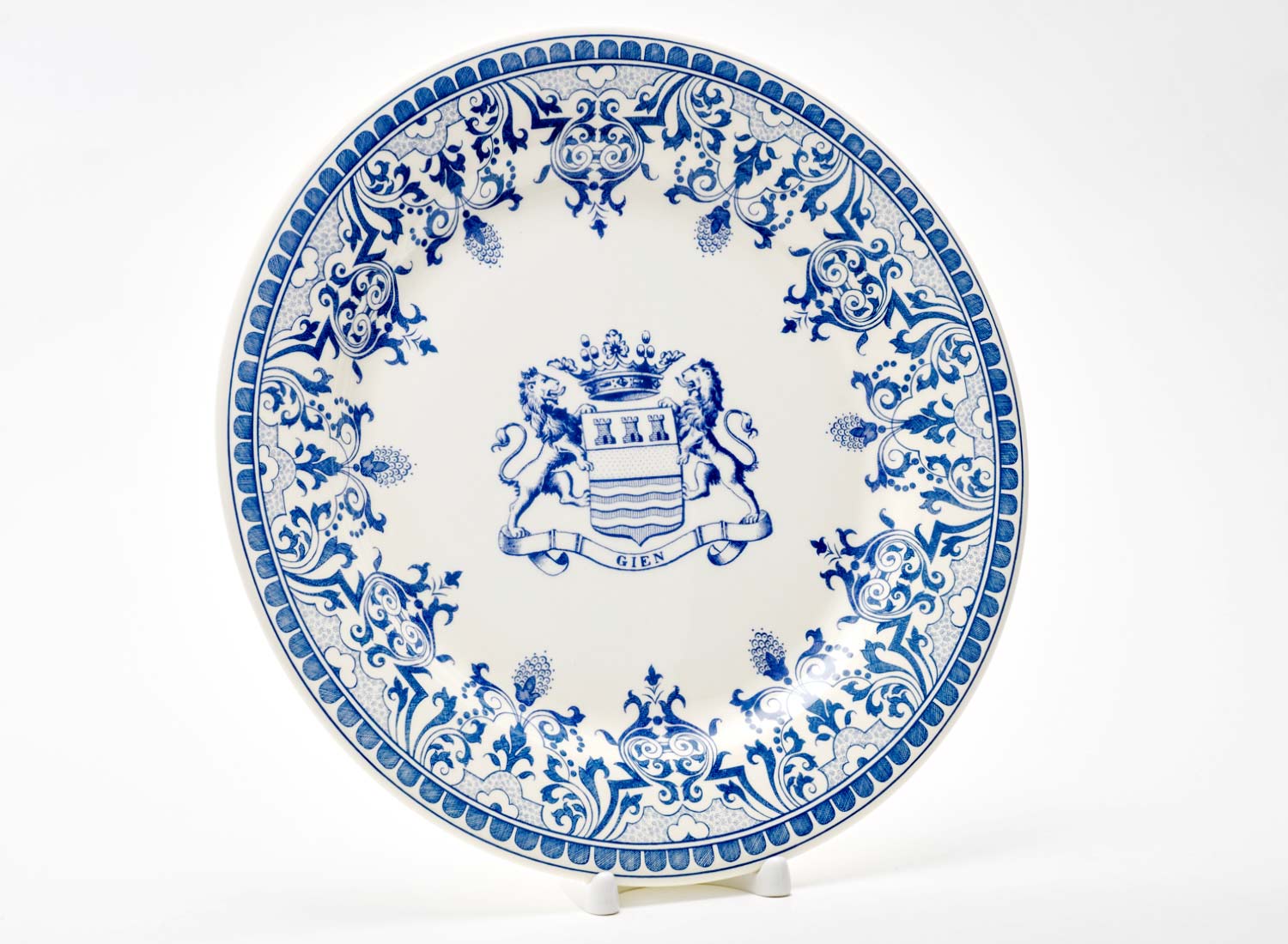 Набор тарелок столовый «BLASON DEPAREILLEES BLEU» Форма: GIEN Шампань. Фаянс. 274 мм.