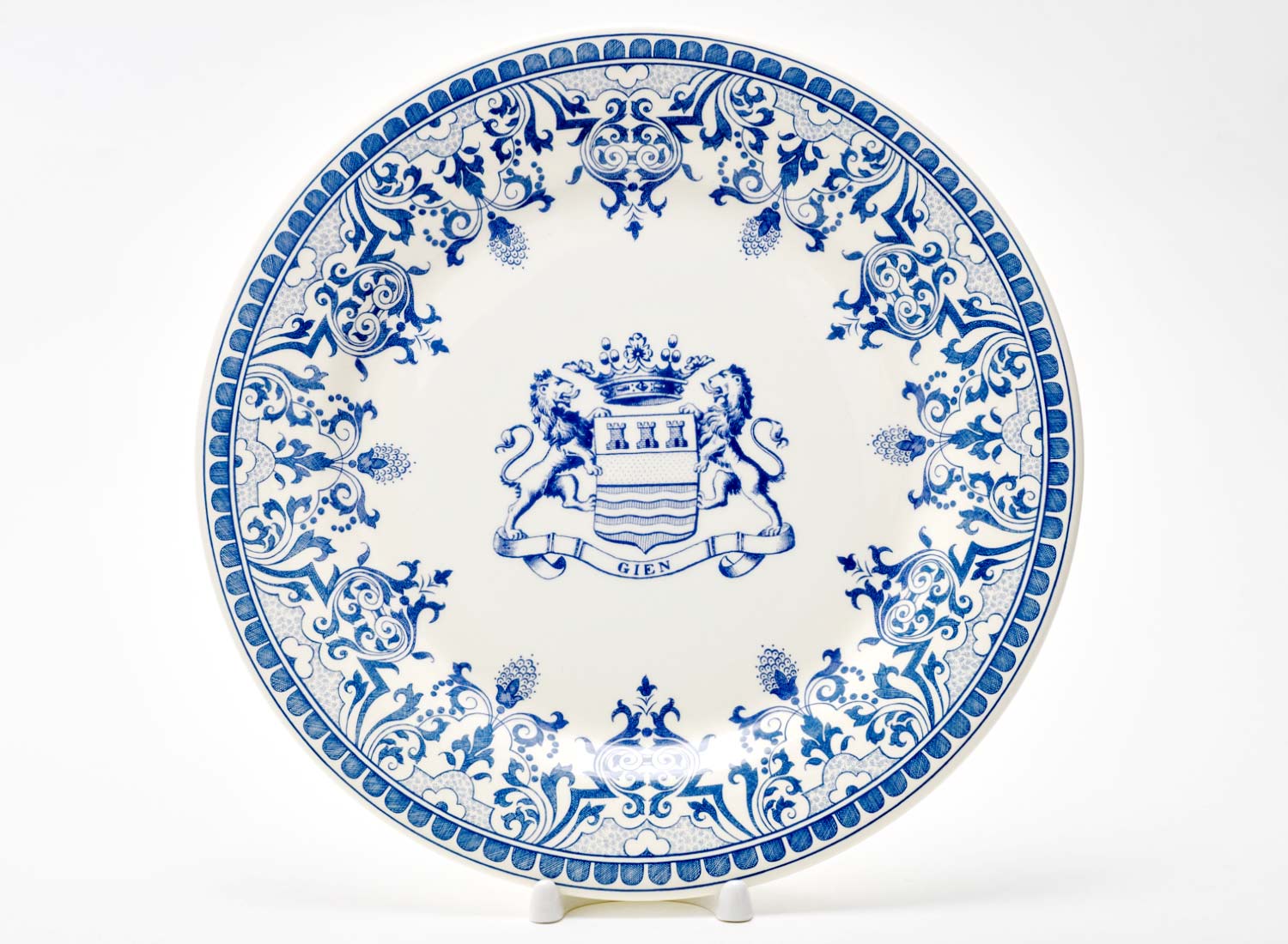 Набор тарелок столовый «BLASON DEPAREILLEES BLEU» Форма: GIEN Шампань. Фаянс. 274 мм.