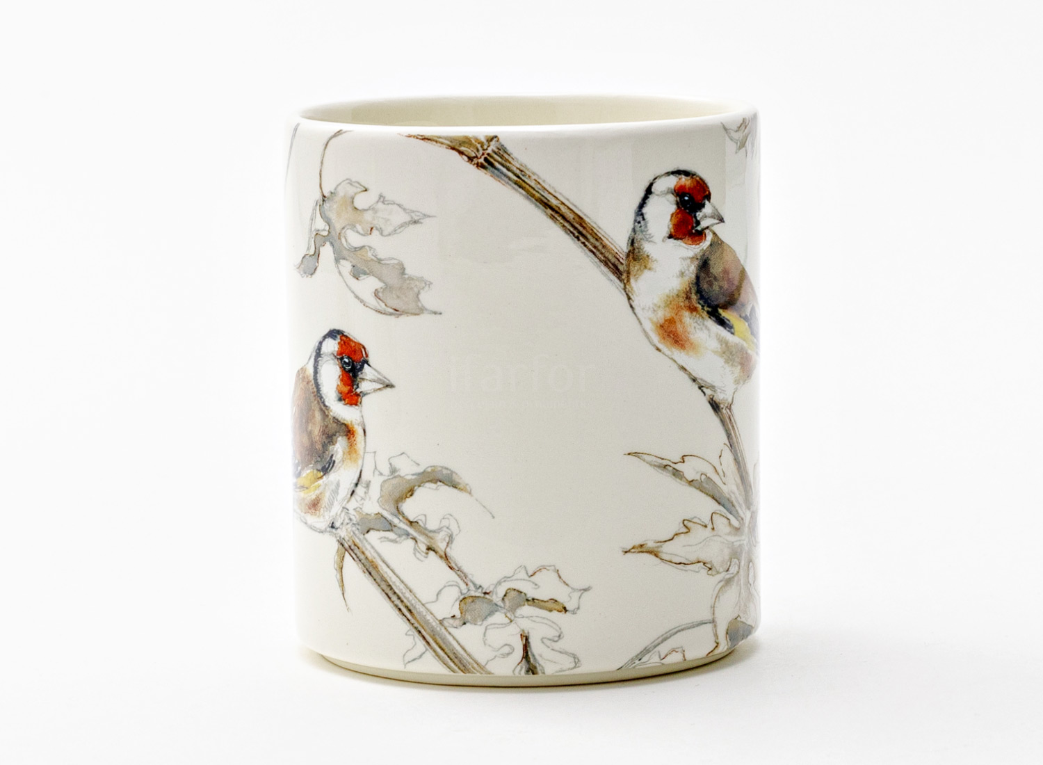 Кружка «GOLDFINCH OISEAUX FORET» Форма: GIEN Рошель. Фаянс. 255 мл.