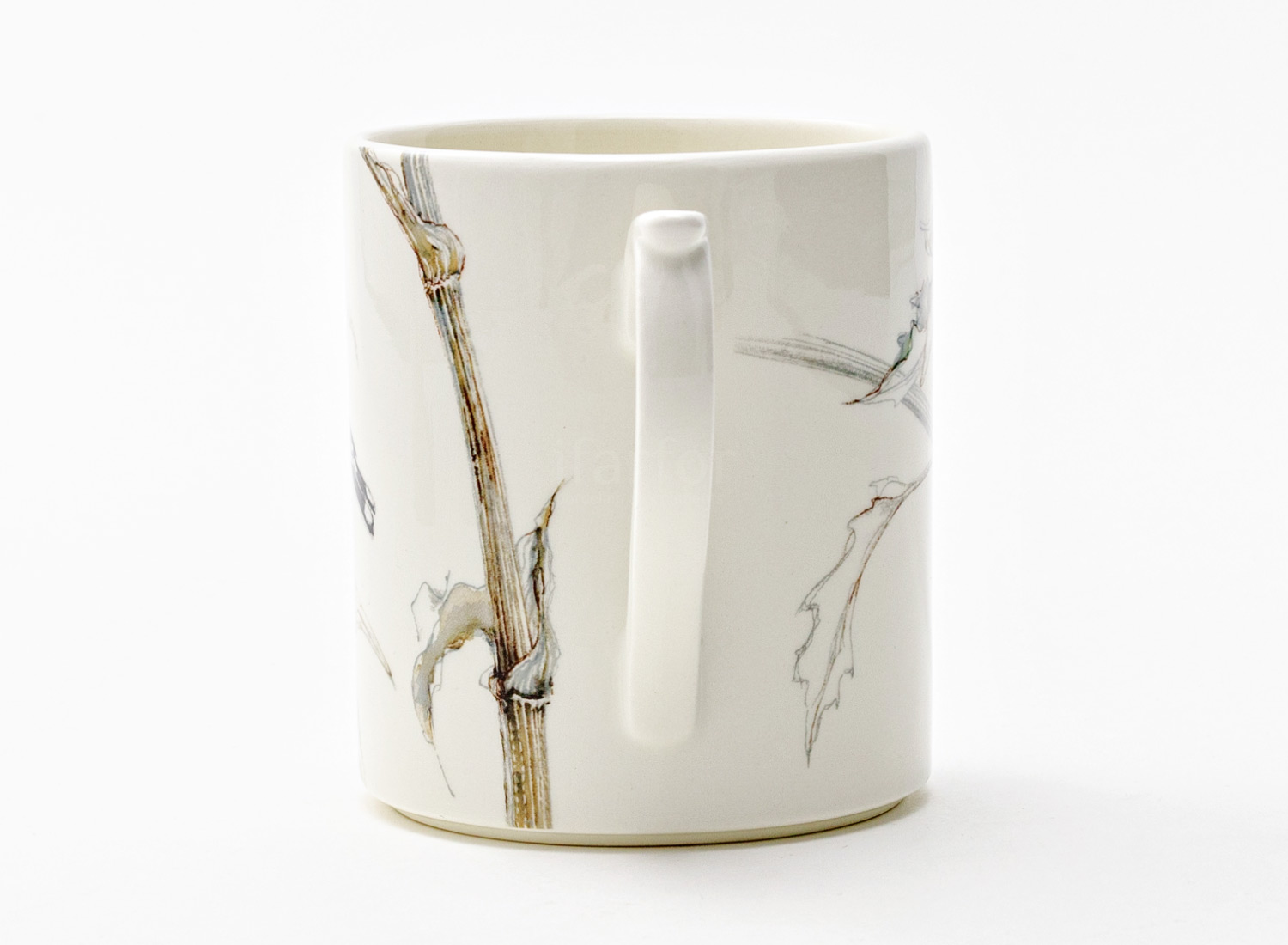 Кружка «GOLDFINCH OISEAUX FORET» Форма: GIEN Рошель. Фаянс. 255 мл.