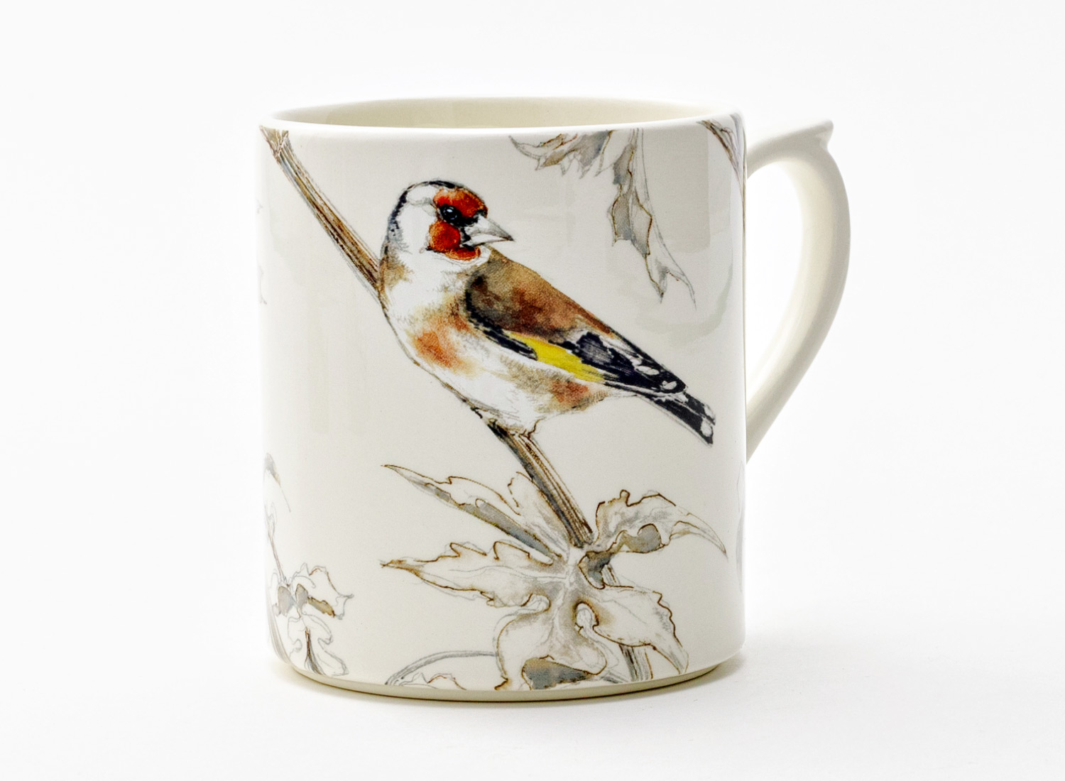 Кружка «GOLDFINCH OISEAUX FORET» Форма: GIEN Рошель. Фаянс. 255 мл.