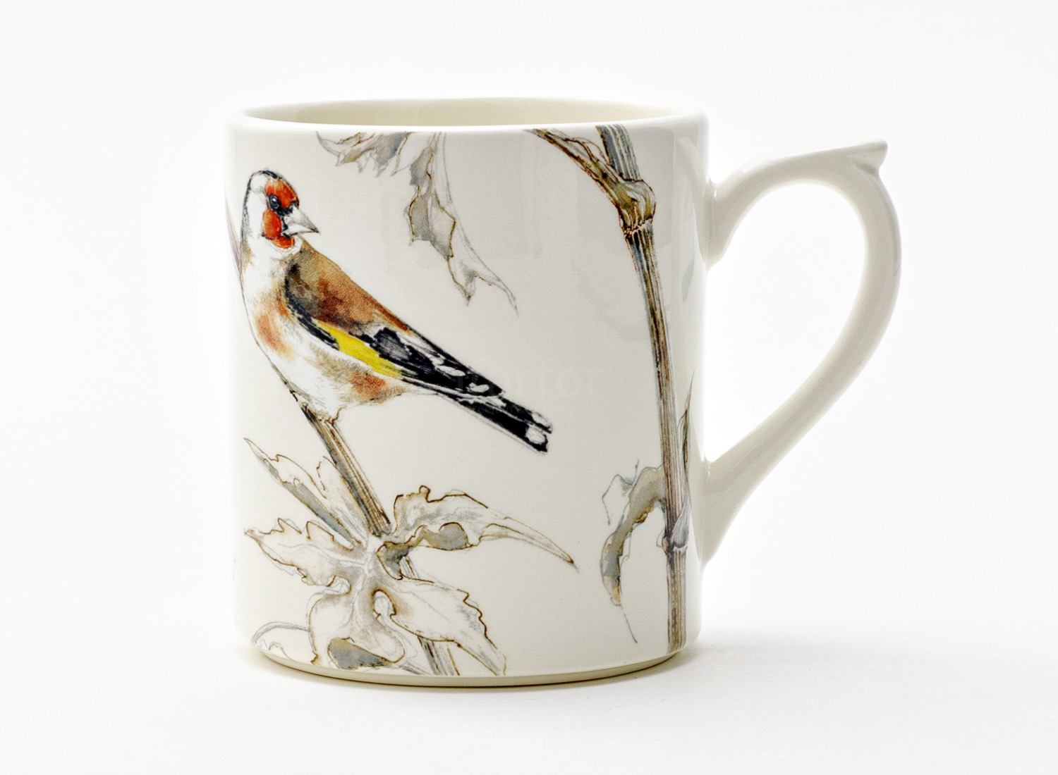 Кружка «GOLDFINCH OISEAUX FORET» Форма: GIEN Рошель. Фаянс. 255 мл.