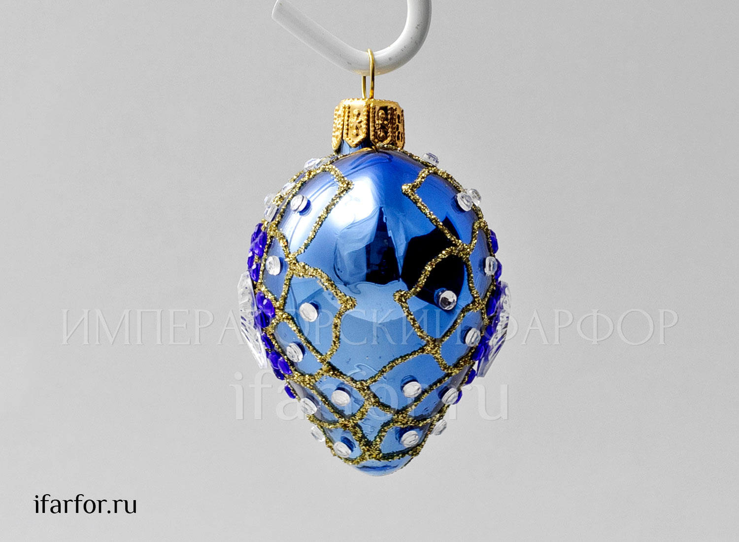 Елочная игрушка «Сердечко» Форма: Сердечко. Стекло. 60 x 75 мм.