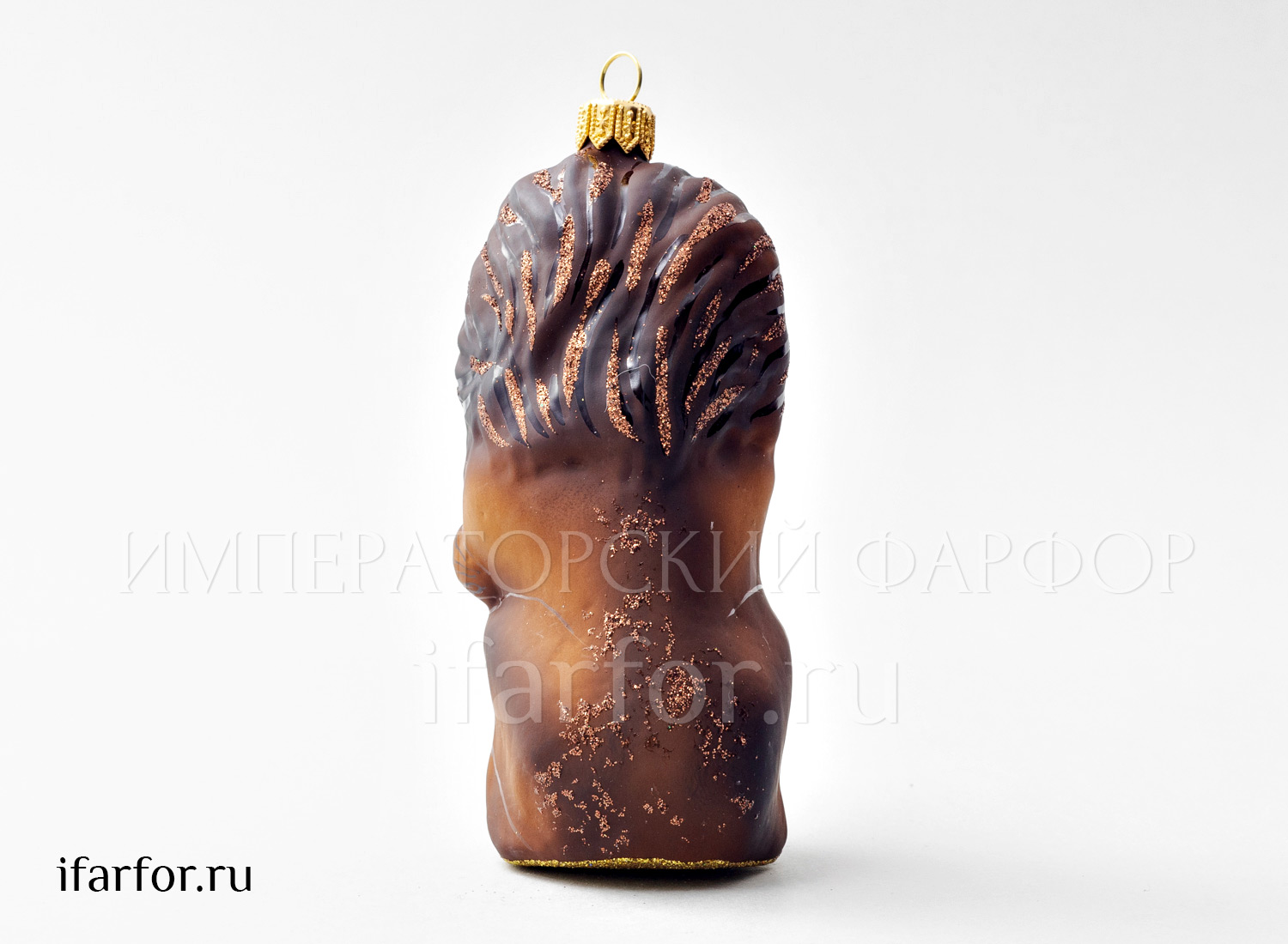 Елочная игрушка «Трусливый Лев» Стекло. 135 мм.