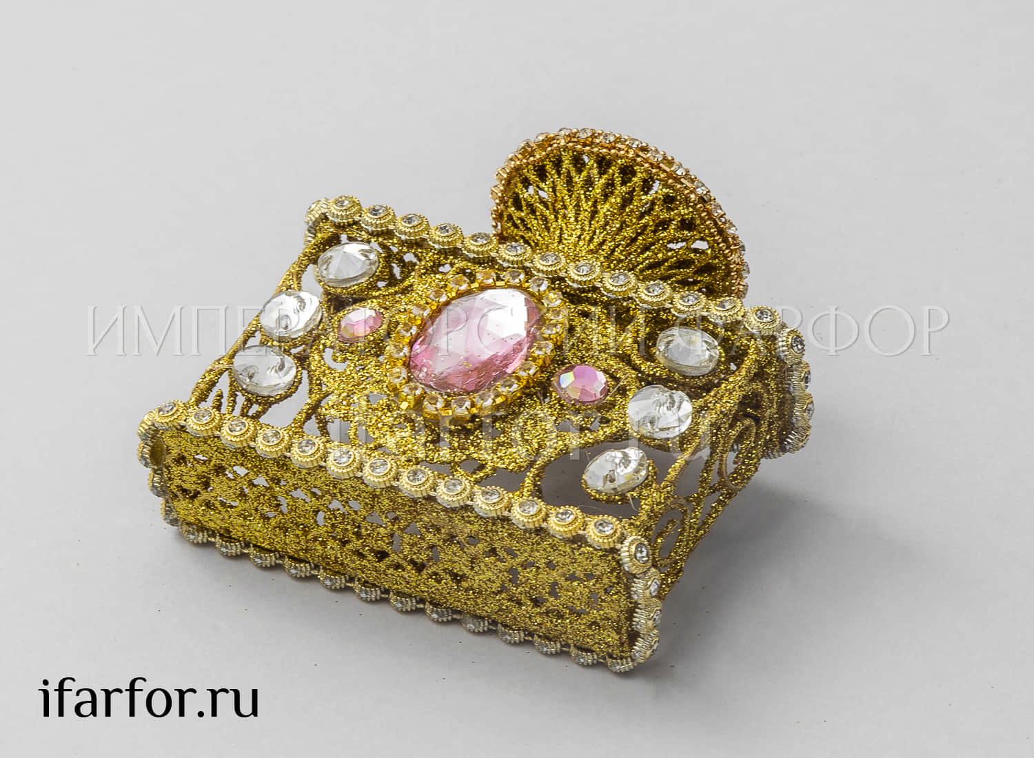 Елочная игрушка «Флакон для духов» Форма: Флакон для духов. Проволока, пластик. 90 x 85 мм.
