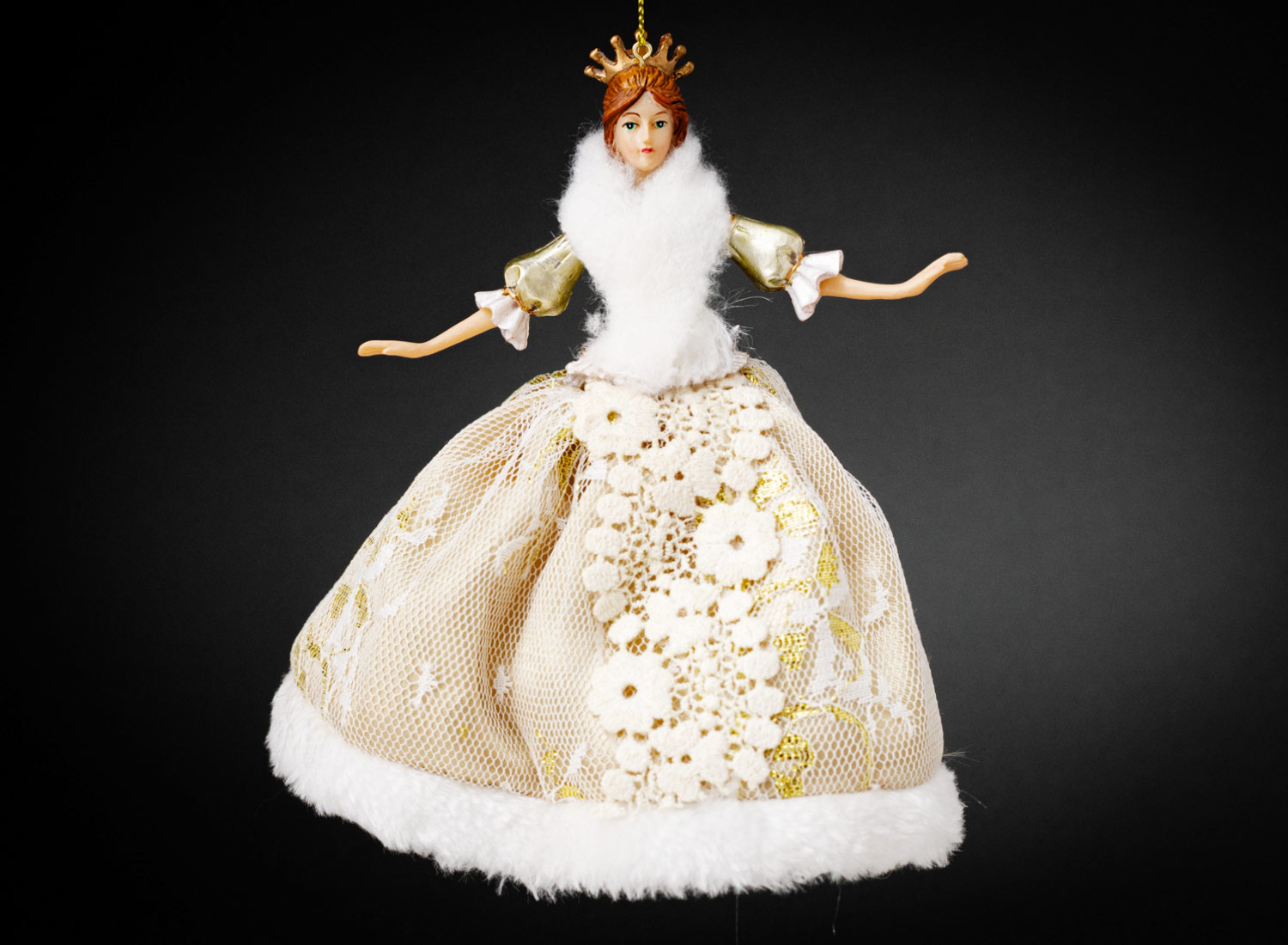 Елочная игрушка «Королева бала» 165 мм.