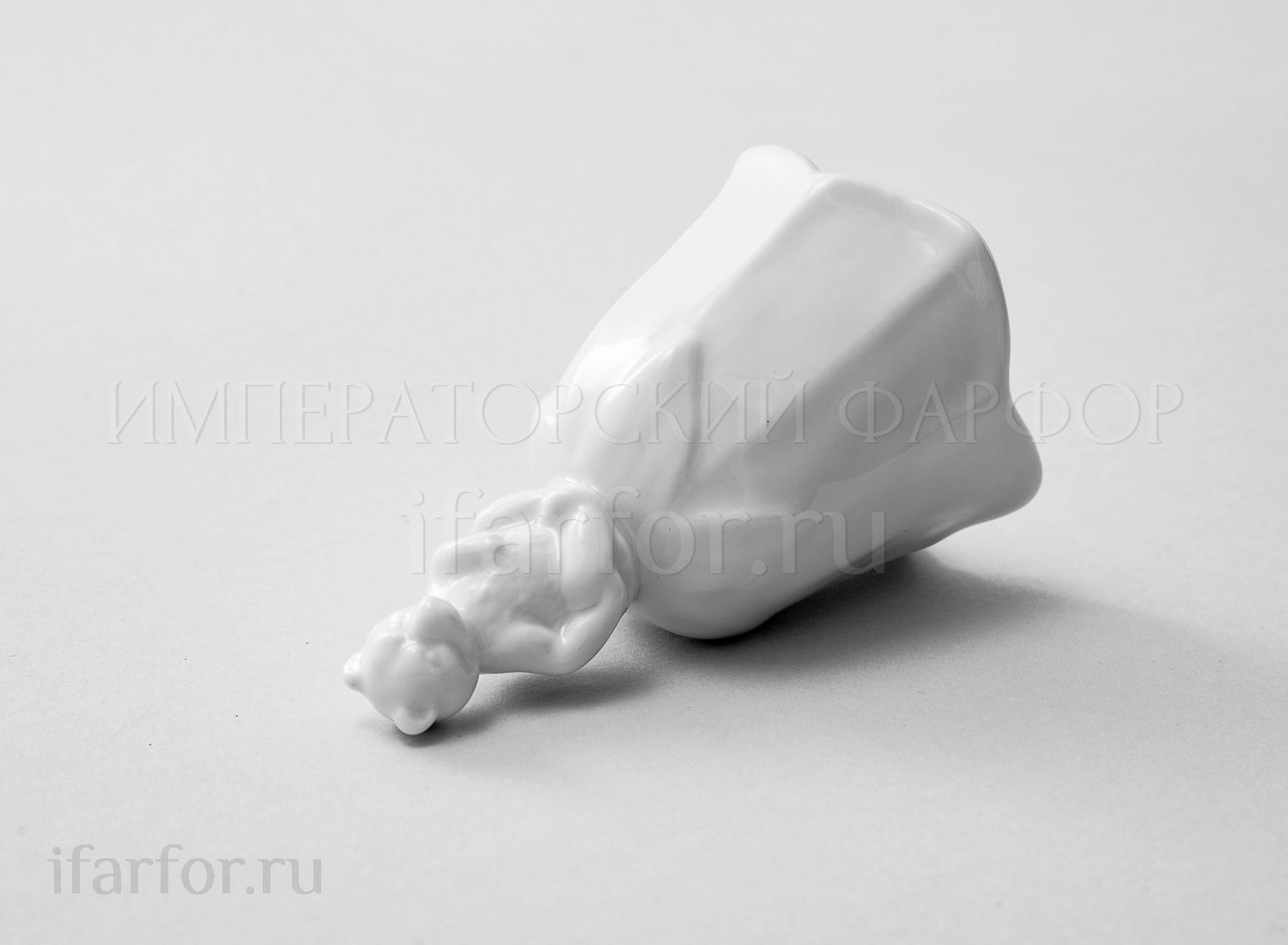 Колокольчик «Колокольчик-медведь» Форма: Колокольчик. Твердый фарфор. 60 мм.