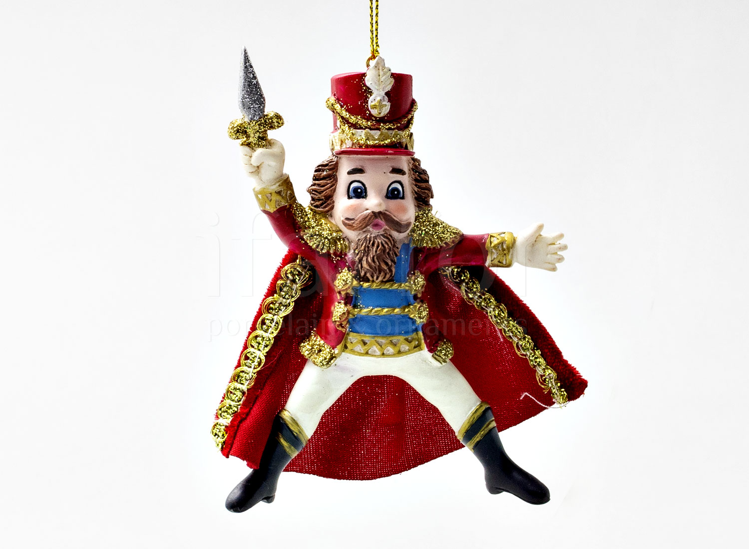 Елочная игрушка «Детский балет. Дроссельмейер» Полирезин, ткань. 75 x 100 мм.