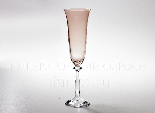 Фужер для шампанского Арлекино Розовый Анжела