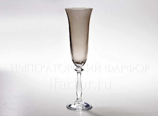 Tall glass for champagne Harlekyn Gray Angela