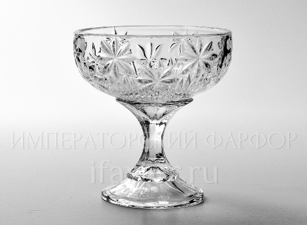 Candy Vase footed Perseus-nova Crystalite Bohemia