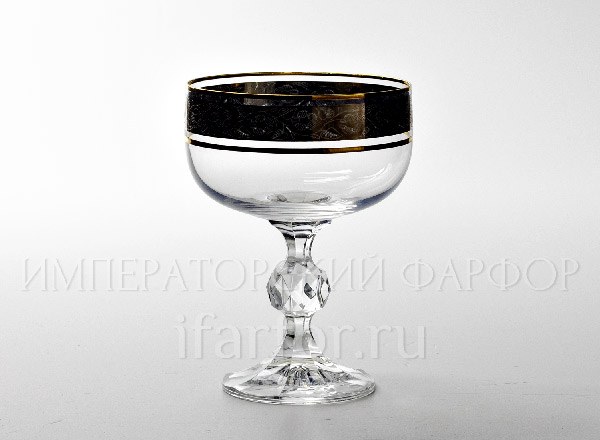 Фужер для шампанского Цветочный орнамент КлаудиаSTERNA