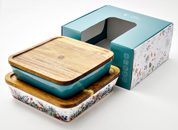 Набор квадратных форм для запекания Календа зеленый 2/4 Стандартная