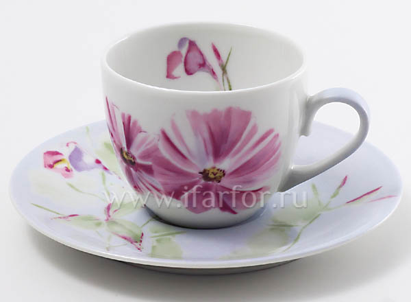 Чашка с блюдцем кофейная Jardins d Alice Columbia