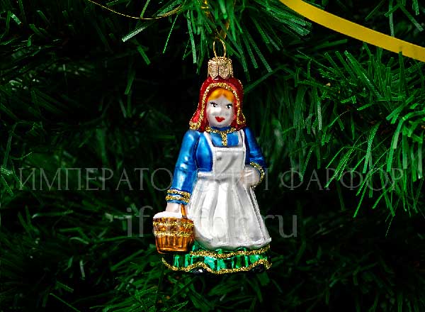 Елочная игрушка Красная шапочка
