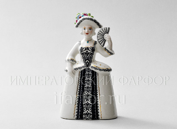 Скульптура Дама с веером