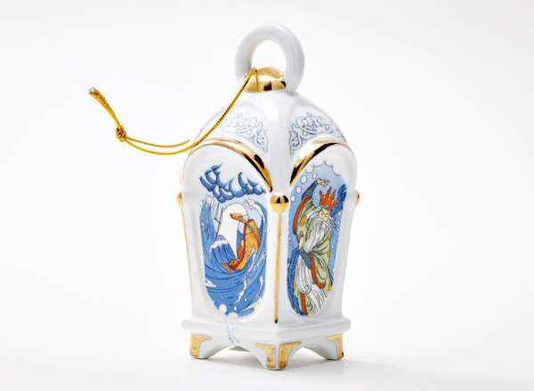 Елочная игрушка Фонарик классический Садко