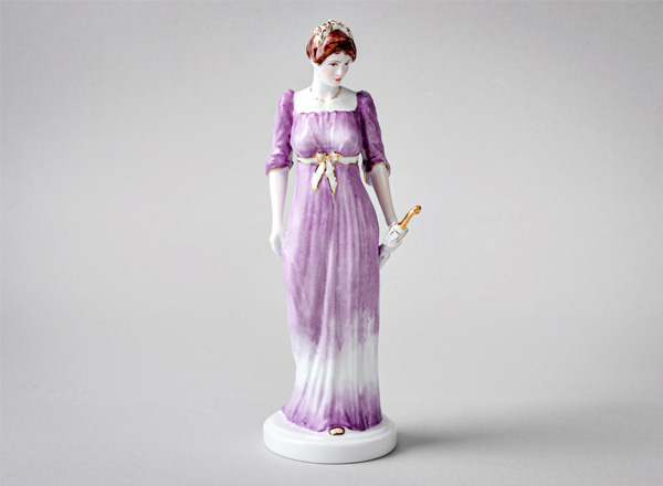 Скульптура Дама 19 века с зонтиком