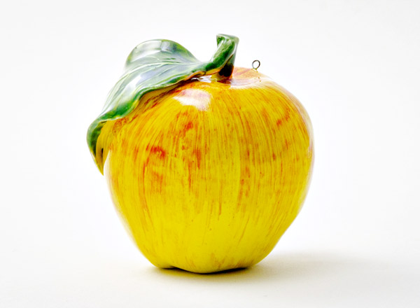 Скульптура Яблоко малое Оранжевое