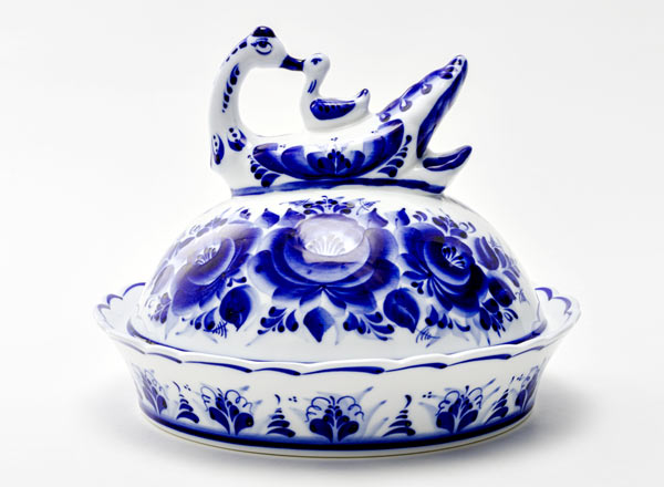 Блинница Гжель Уточка