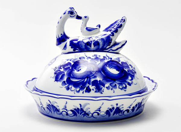 Блинница Гжель Уточка