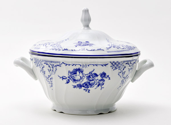 Супница Бернадотт Синие розы Бернадотт