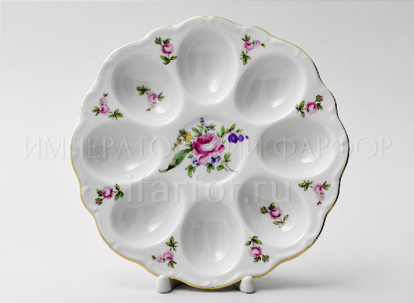 Поднос для яиц Корона Полевой цветок 1 Корона Круглый лоток на 8 яиц