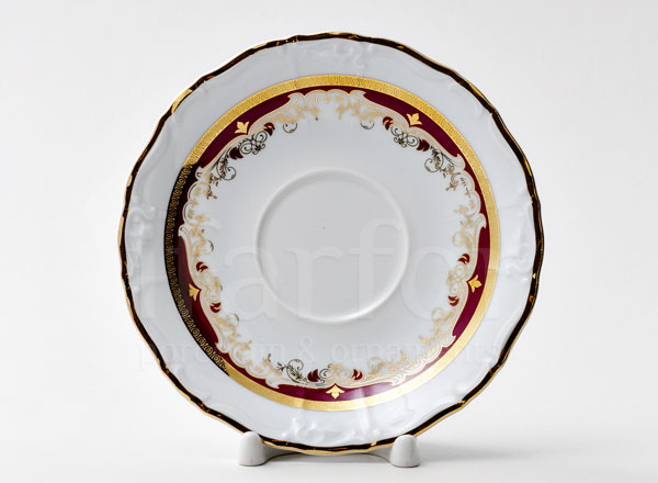 Saucer tea Red lily Maria