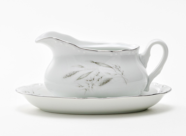 Соусник с подставкой Констанция Серебряные колосья Констанция