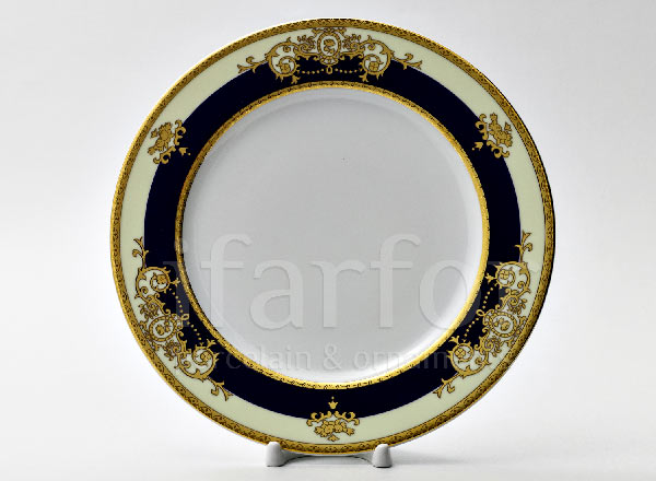 Тарелка мелкая Кобальтовая лента
