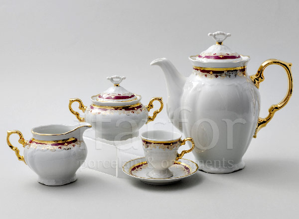 Coffee Set Red lily 6/17 Maria